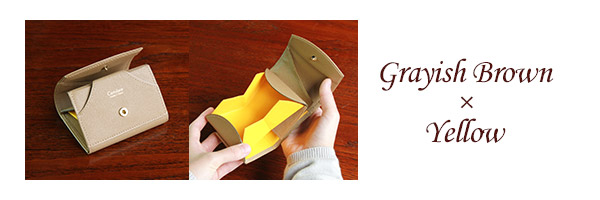 Grayish Brown×Yellow