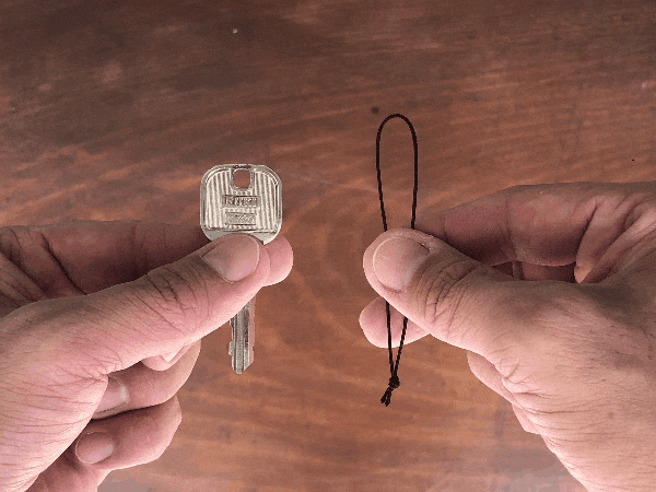 鍵取り付け用ナイロン紐（0.8mm）